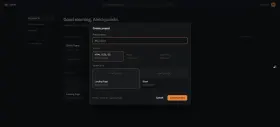 Creating a project, picking a stack and template