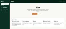 Relay — home page and how it works