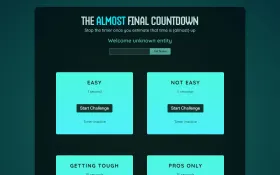 TimerGame — reaction timer challenge